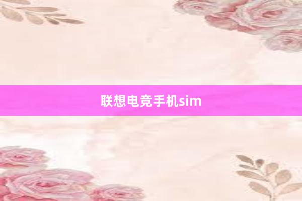 联想电竞手机sim