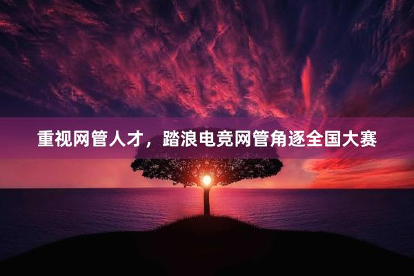 重视网管人才，踏浪电竞网管角逐全国大赛